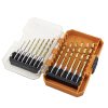 Set 13 burghie pentru metal, HEX, 1/4″, 1.5-6.5 mm, Richmann Exclusive