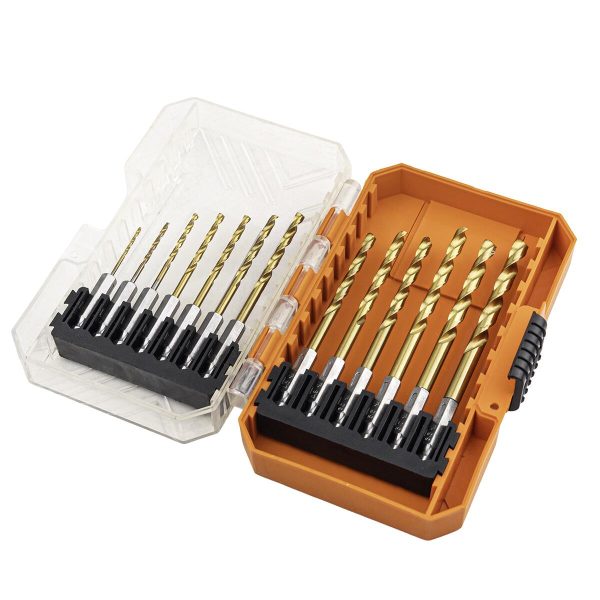 Set 13 burghie pentru metal, HEX, 1/4″, 1.5-6.5 mm, Richmann Exclusive