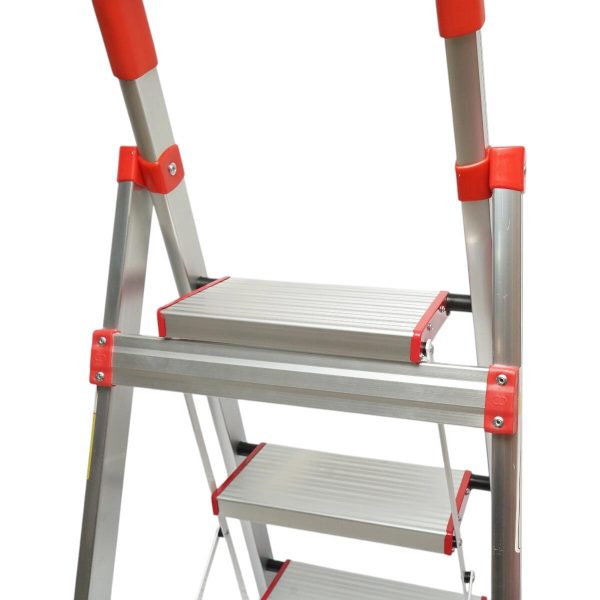 Scara aluminiu, 3 trepte, max 130 kg, 68 cm