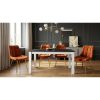 Scaun bucatarie/living, Artool, Bera, catifea aramie, picioare metal auriu, 53x60x87 cm