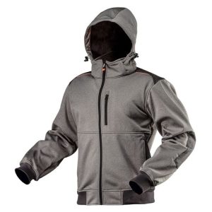 Geaca de lucru softshell cu gluga detasabila