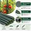 Set 50 araci gradina, suport pentru fasole, mazare, ardei si plante cataratoare, otel acoperit cu PVC, rezistenti la rugina, verde, 150×0.8 cm, Artool