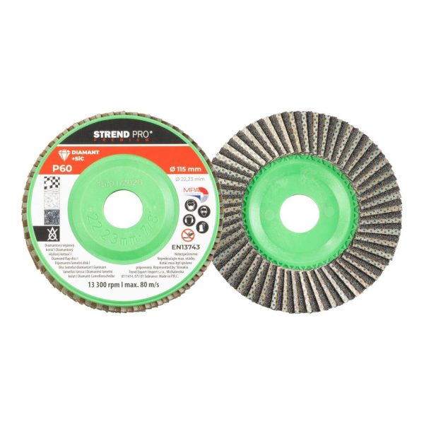 Disc lamelar diamantat, 115 mm, granulatie P60, Strend Pro Premium