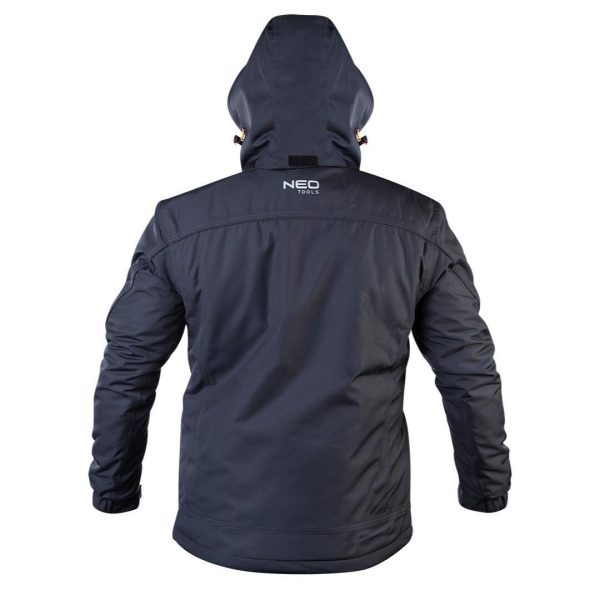 Geaca de lucru Outdoor, impermeabila, cu gluga, negru, marimea M/50, NEO