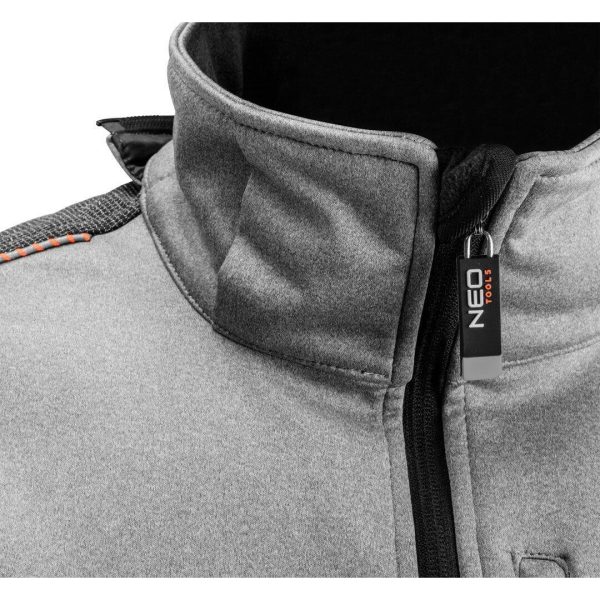 Geaca de lucru softshell cu gluga detasabila, model Outdoor, marimea S/48, NEO