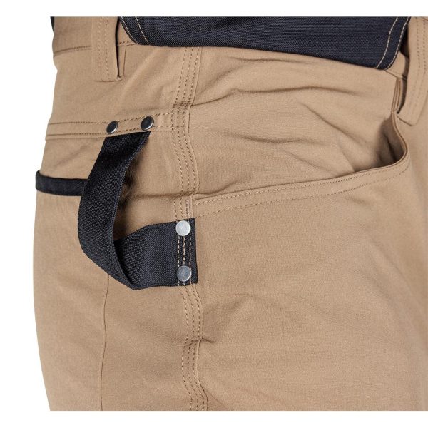 Pantaloni de lucru Mix&Match, elastici, intariri genunchi, bej, marimea S/48, NEO