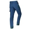 Pantaloni de lucru Mix&Match, elastici, intariri genunchi, bleumarin si verde, marimea L/52, NEO