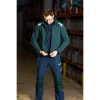 Pantaloni de lucru Mix&Match, elastici, intariri genunchi, bleumarin si verde, marimea S/48, NEO