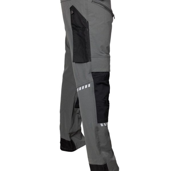 Pantaloni de lucru Mix&Match, elastici, intariri genunchi, gri, marimea L/52, NEO