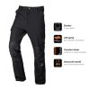 Pantaloni de lucru Mix&Match, elastici, intariri genunchi, negru si portocaliu, marimea M/50, NEO