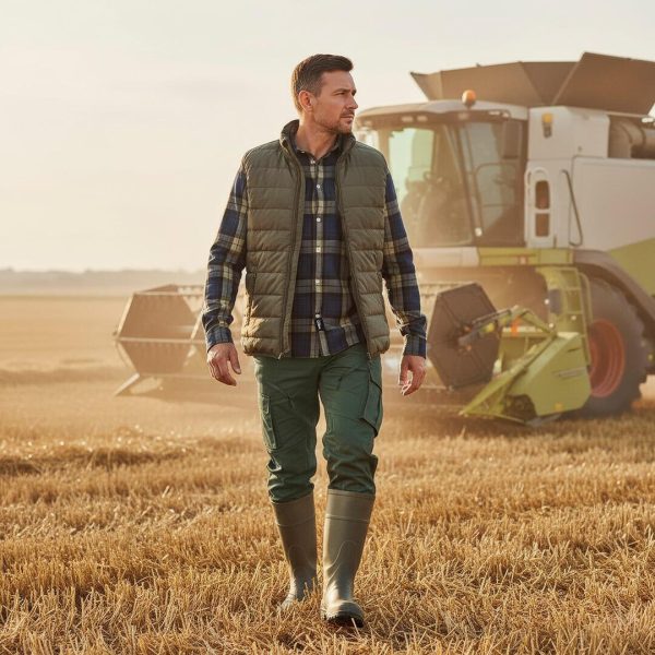 Pantaloni de lucru jogger Outdoor, 280 g/mp, verde, marimea L/52, NEO