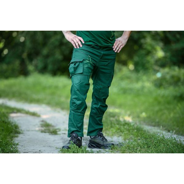 Pantaloni de lucru jogger Outdoor, 280 g/mp, verde, marimea M/50, NEO
