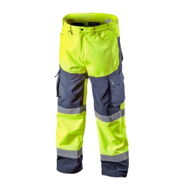 Set imbracaminte de lucru reflectorizanta, geaca, pantaloni softshell, tricou, L/52, NEO