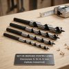Set 4 burghie lemn Lewis 8/10/14/16x450 mm, Richmann Exclusive