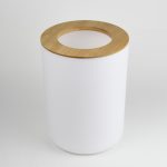 Set Elegant pentru baie format din 6 piese alb/maro - imagine 3