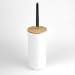 Set Elegant pentru baie format din 6 piese alb/maro - imagine 4