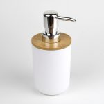 Set Elegant pentru baie format din 6 piese alb/maro - imagine 6