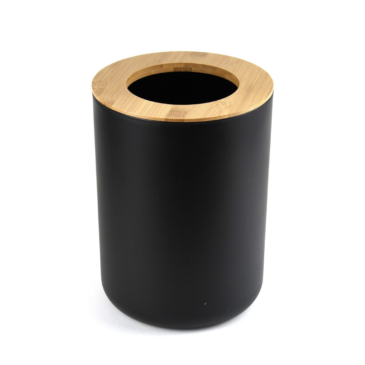 Set Elegant Pentru Baie Format Din 6 Piese Negru/Maro