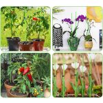 Set 20 suporti/araci pentru plante, legume, fibra de sticla, 100x.0.7 cm