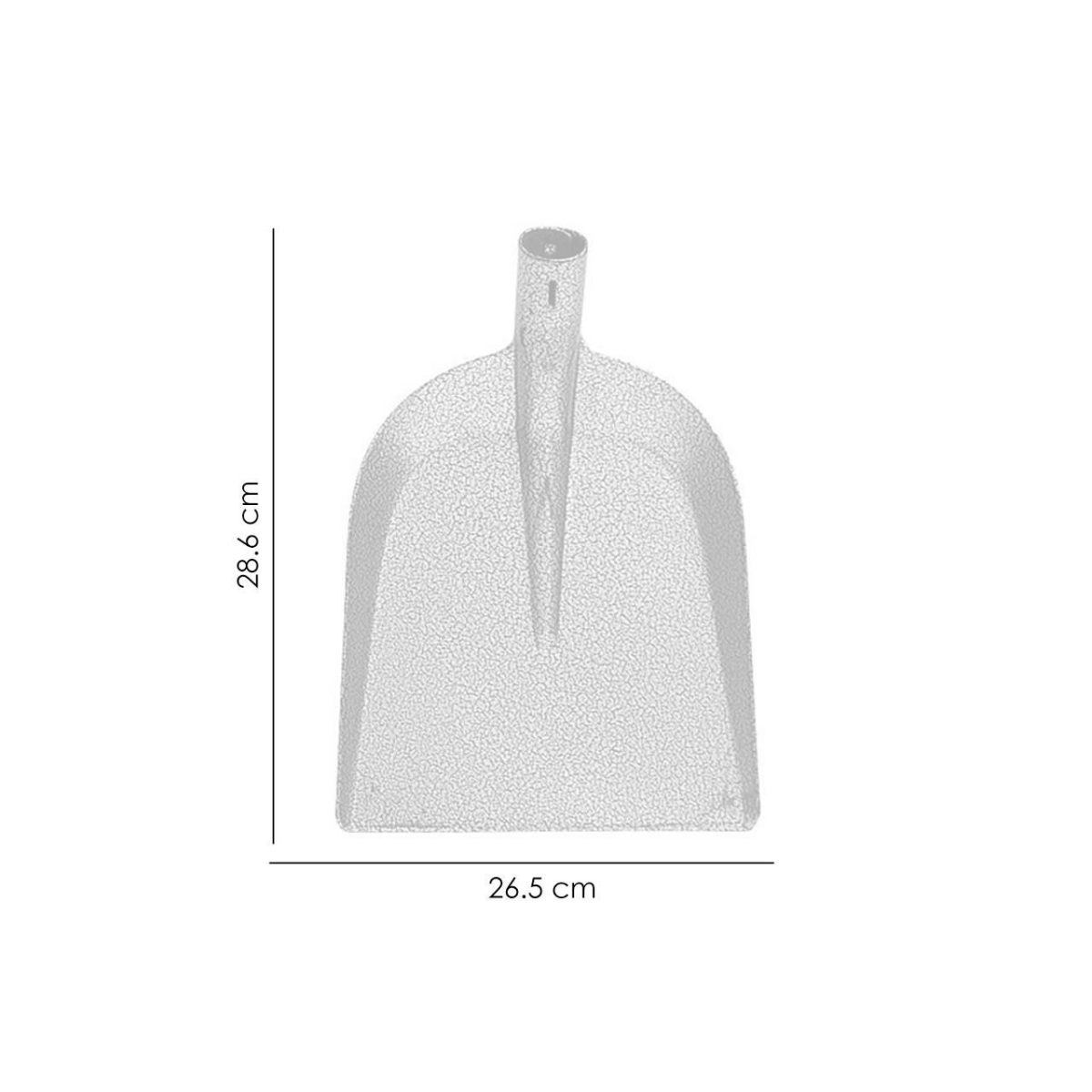 Lopata, Metalica, 23X23.5 Cm, Strend Pro