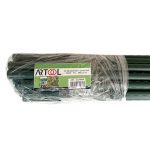Set 20 araci/suport pentru rosii, castraveti, fasole, metal + PVC, verde, 180x1.1 cm, Artool - imagine 7
