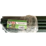 Set 20 araci/suport pentru rosii, castraveti, fasole, metal + PVC, verde, 180x1.6 cm, Artool - imagine 8