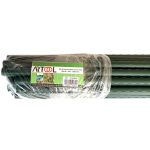 Set 25 araci/suport pentru rosii, castraveti, fasole, metal + PVC, verde, 120x2 cm, Artool - imagine 6