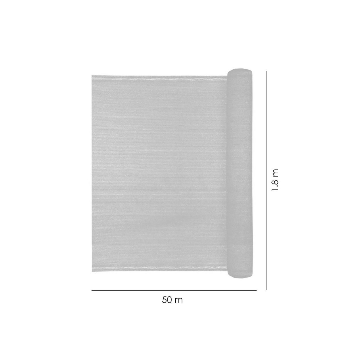 Plasa De Umbrire, Hdpe, 80 G/Mp, Grad De Umbrire 80%, Verde, 50X1.8 M - Imagine 9