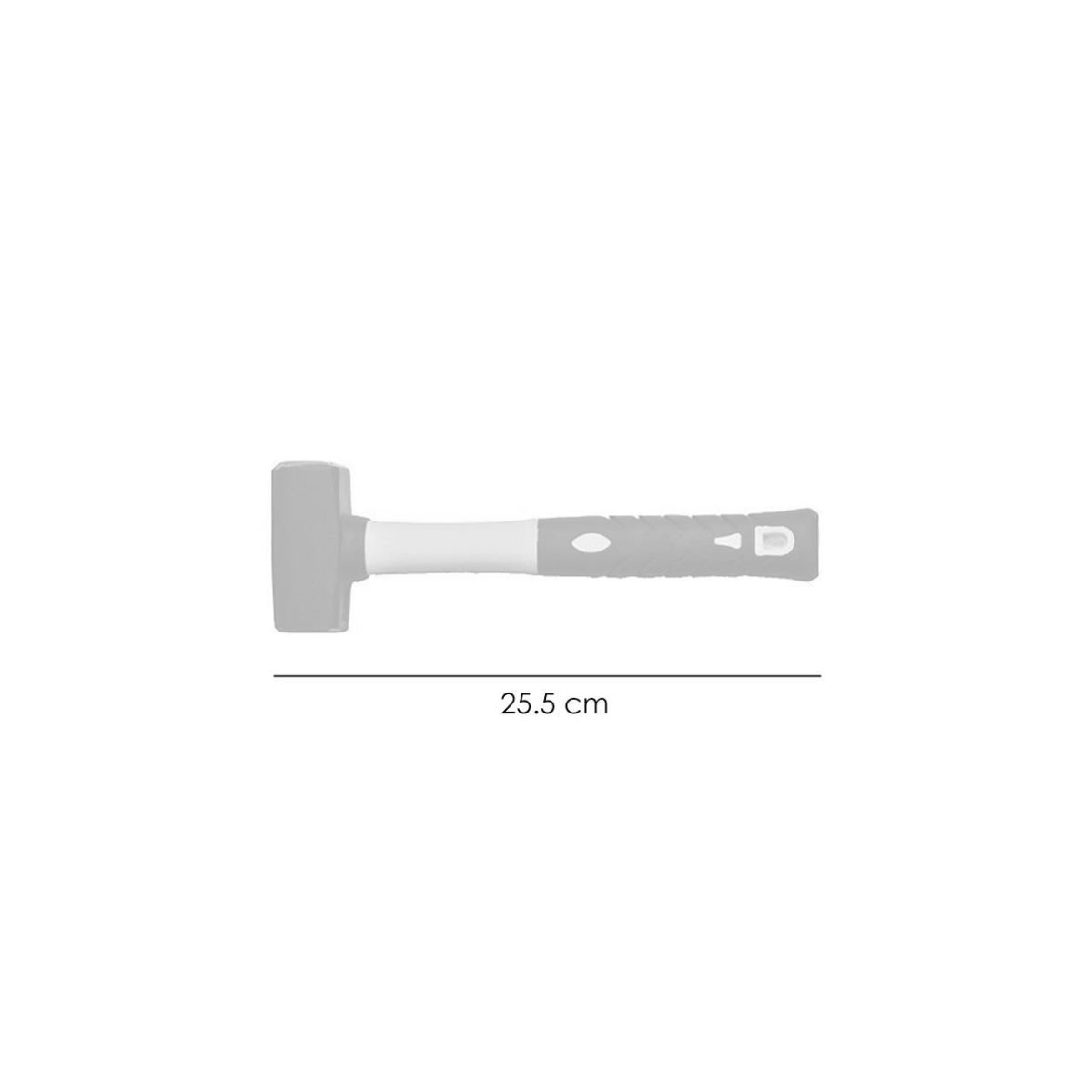 Ciocan Pietrar, Maner Fibra, 1 Kg