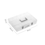 Cutie cu organizator, maner, 6 compartimente, 40x29.8x8.5 cm, Strend Pro