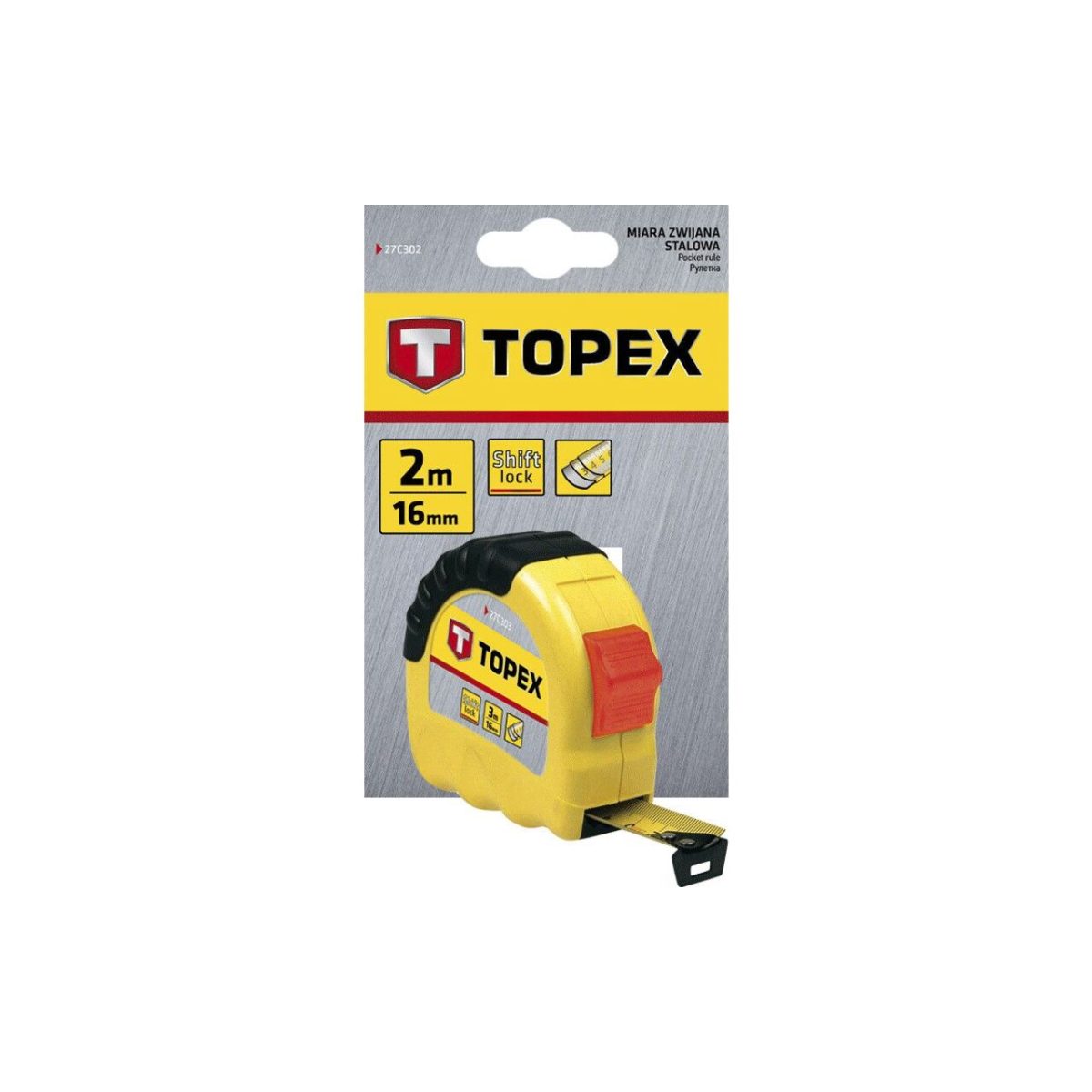 Ruleta Ergo 2 M X 16 Mm, Topex