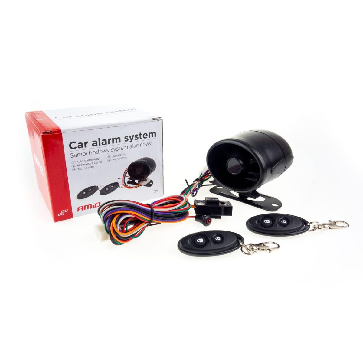 Sistem Alarma Auto Mini Cu Doua Telecomenzi