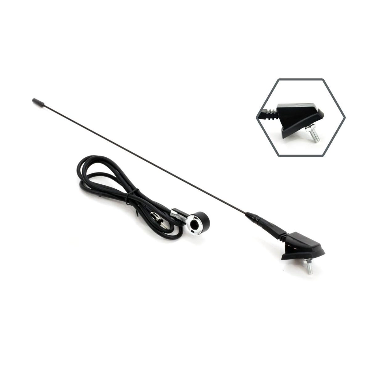 Antena Radio Auto Universala 41Cm Cu Adaptor 5Mm Ant01