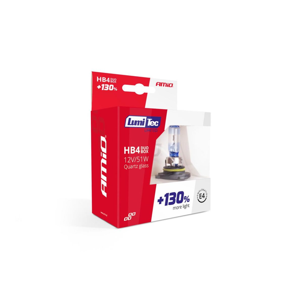 Set Becuri Cu Halogen Hb4 12V 51W Lumitec Limited + 130% Duo Box