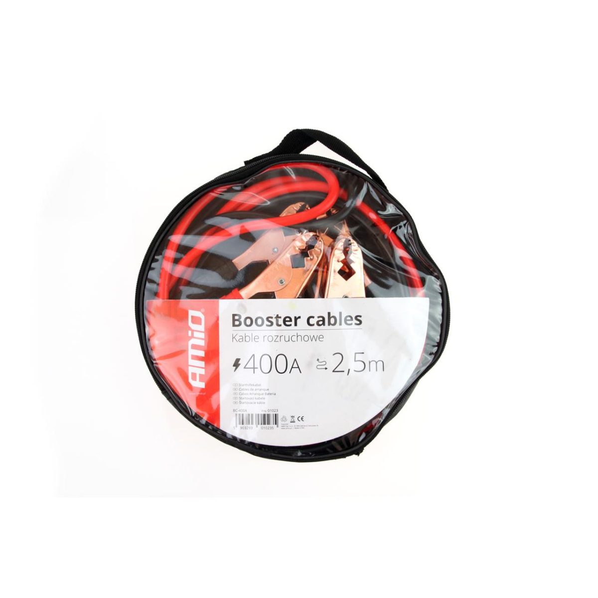 Set Cabluri De Pornire Auto Cu Clesti, 400A - 2,5M