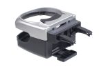 Suport auto universal pentru pahare, montaj in grila de ventilatie, culoare argintiu, DH-04 - imagine 3