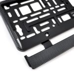 Suport numar inmatriculare finisaj carbon