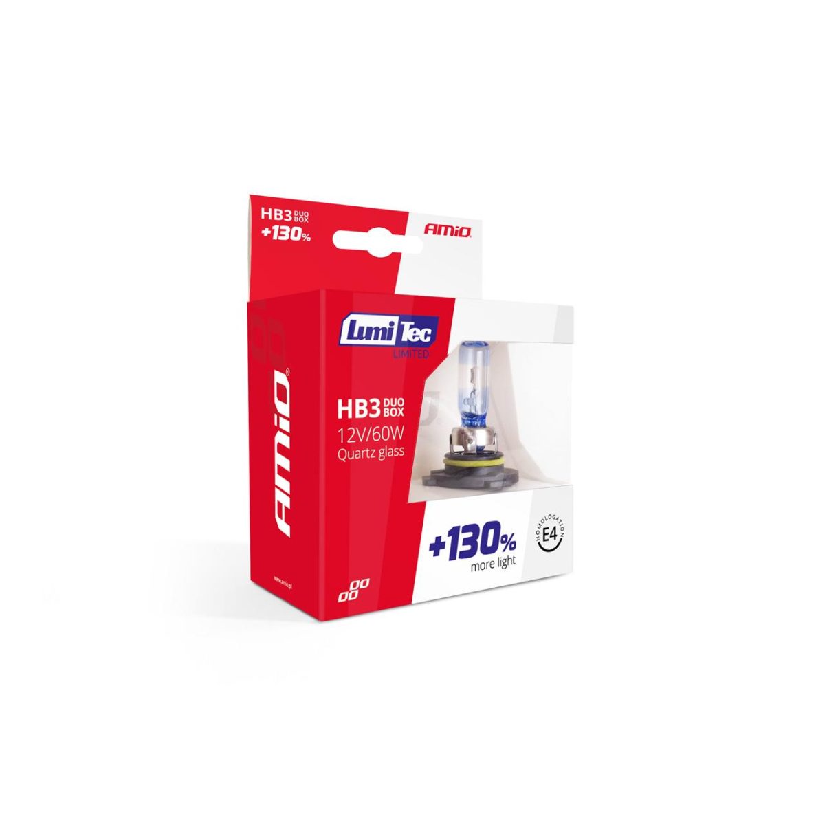 Set Becuri Cu Halogen Hb3 12V 60W Lumitec Limited + 130% Duo Box
