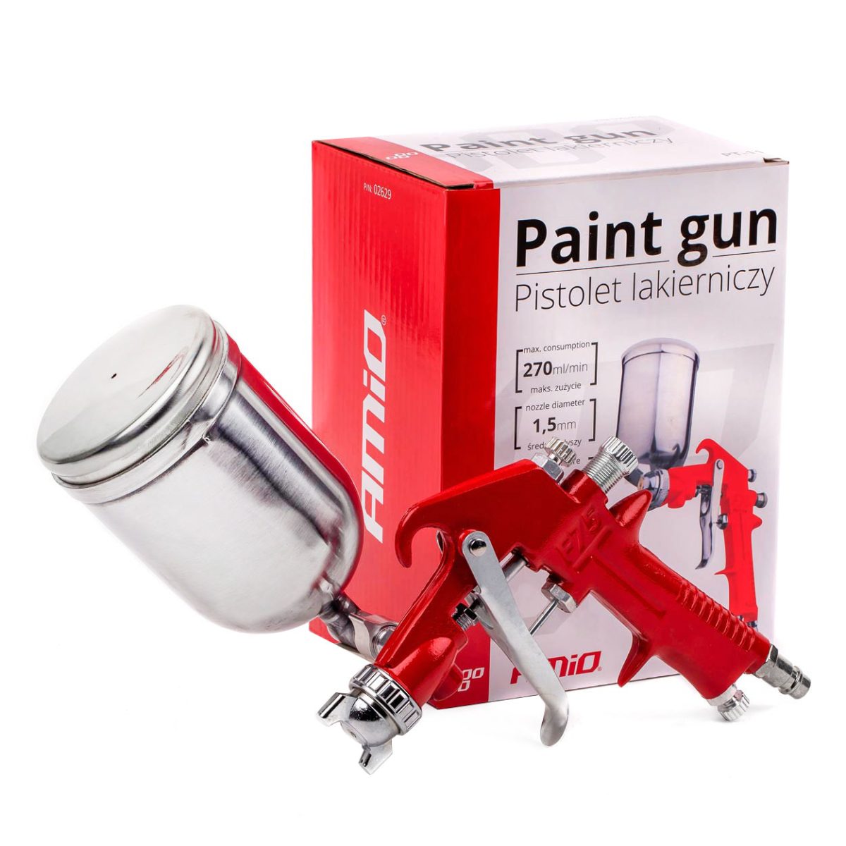Pistol De Vopsit/Pulverizat Cu Rezervor De 400Ml, Pt-11