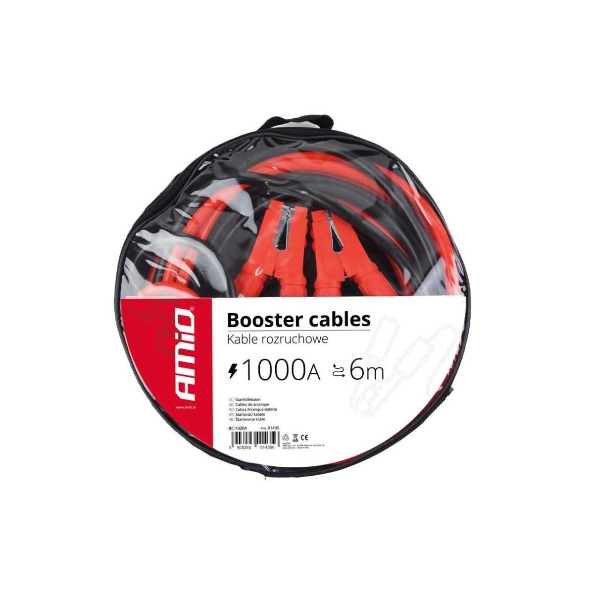Set Cabluri De Pornire Auto Premium Cu Clesti, 1000A - 6,0M - Imagine 2