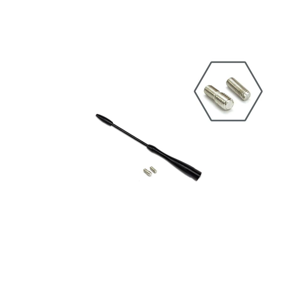 Antena Radio Auto Universala 16 Cm 5/6 Mm Antm04 - Imagine 2