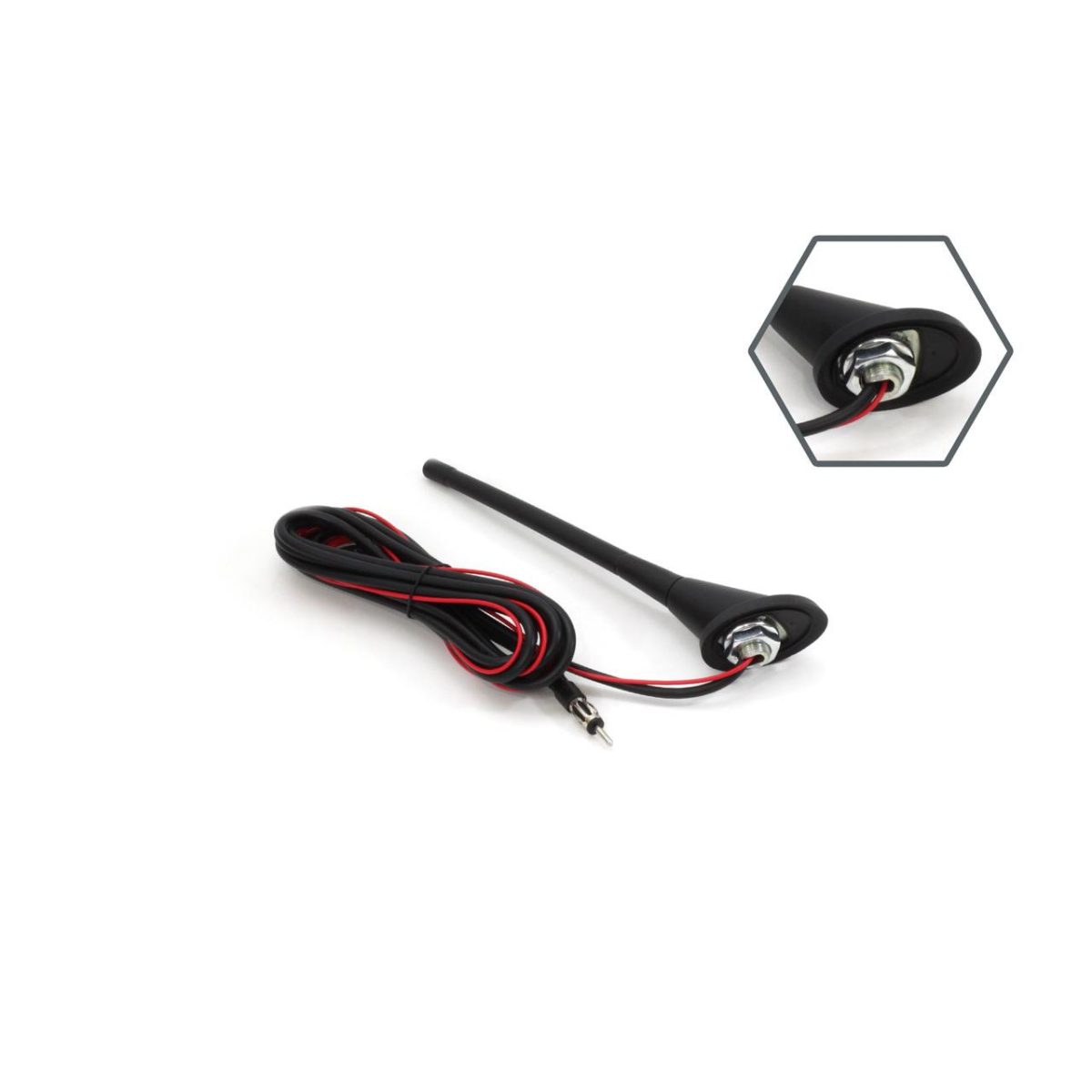 Antena Radio Auto Universala Cu Amplificator Ant04