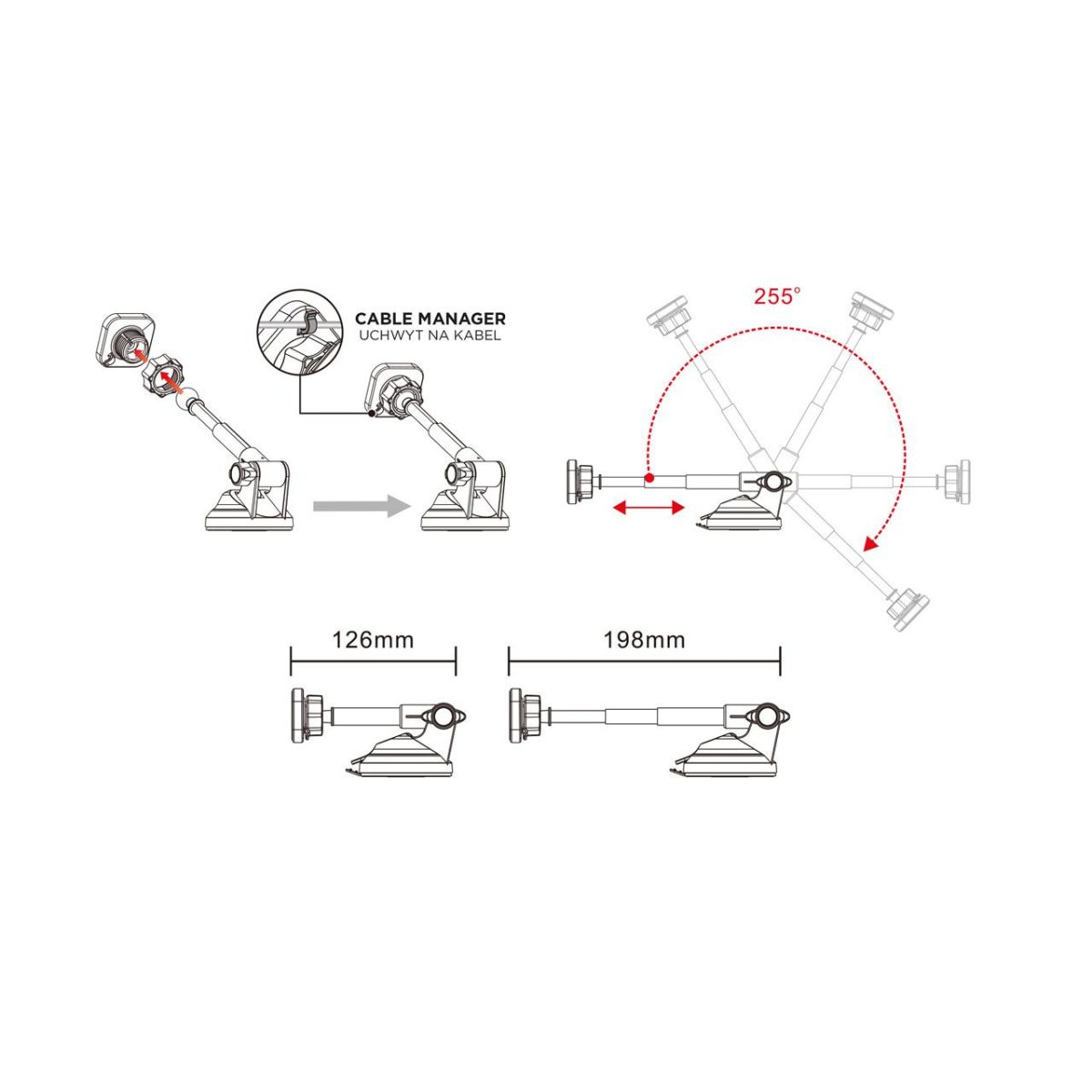 Suport Magnetic Auto Pentru Telefon Premium Hold-14