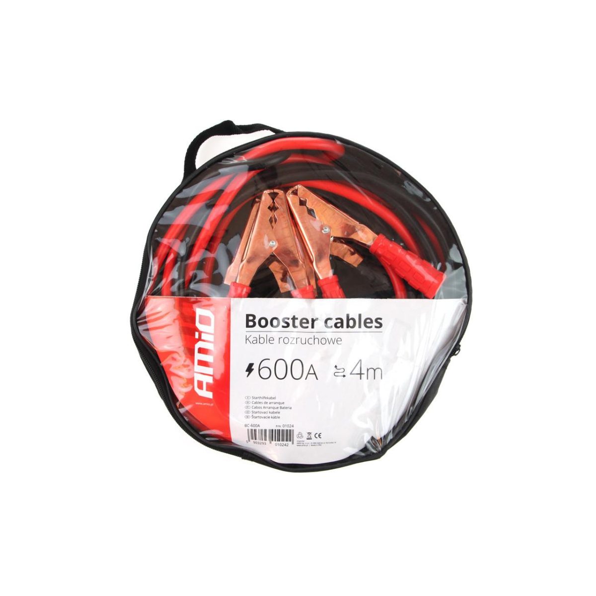 Set Cabluri De Pornire Auto Cu Clesti, 600A - 4,0M - Imagine 2