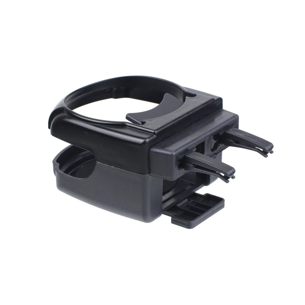 Suport Auto Universal Pentru Pahare, Montaj In Grila De Ventilatie, Culoare Neagra, Dh-03