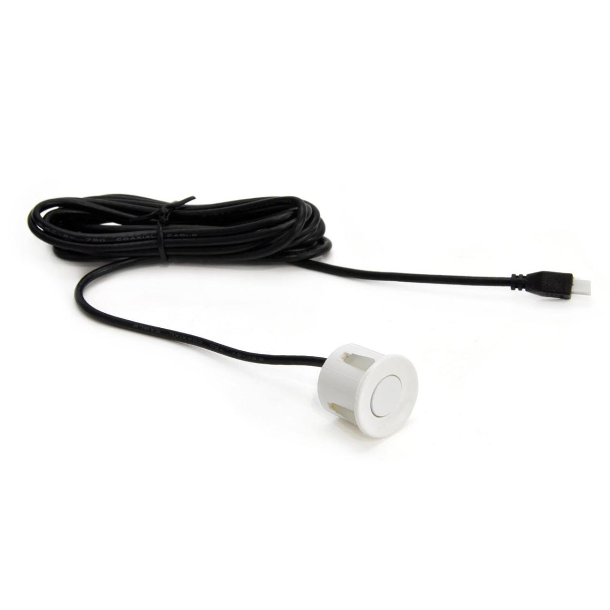 Senzor De Parcare Universal Pentru Sisteme De Parcare Aftermarket, Diametru Ø 22 Mm, Culoare Alb