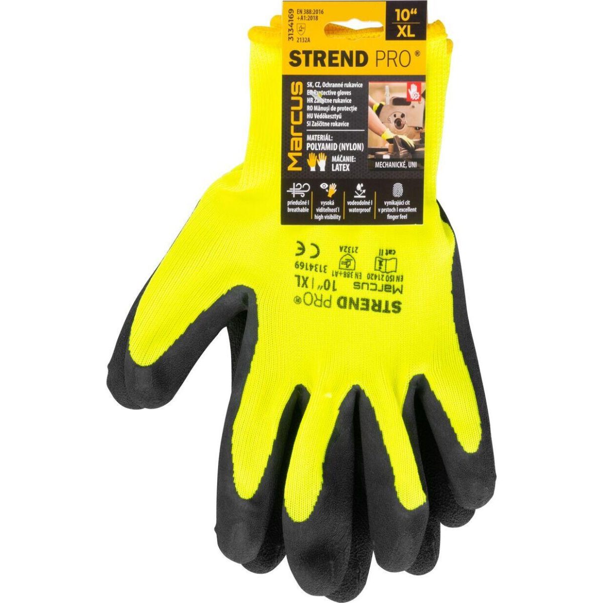 Manusi Latex, Nylon, Marcus, Marime Xl/10, Strend Pro