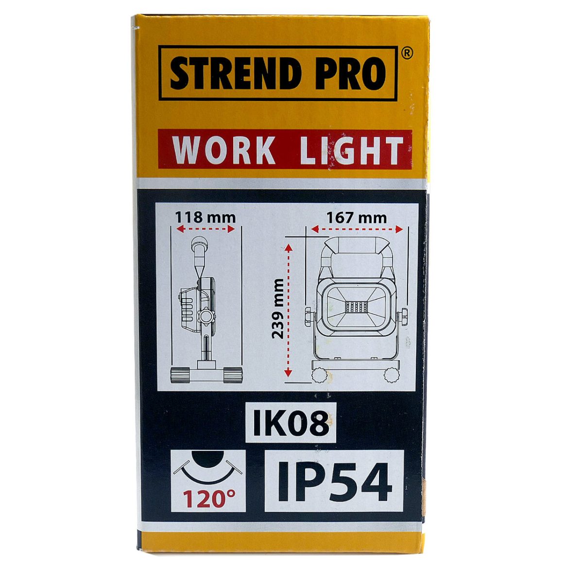 Proiector Lucru, Led Smd, Cu Acumulator Si Maner, 10 W, 800 Lm, Ip54, Strend Pro