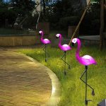Set 3 x Lampa Solara estetica exterioara de gradina model "Flamingo" - imagine 5