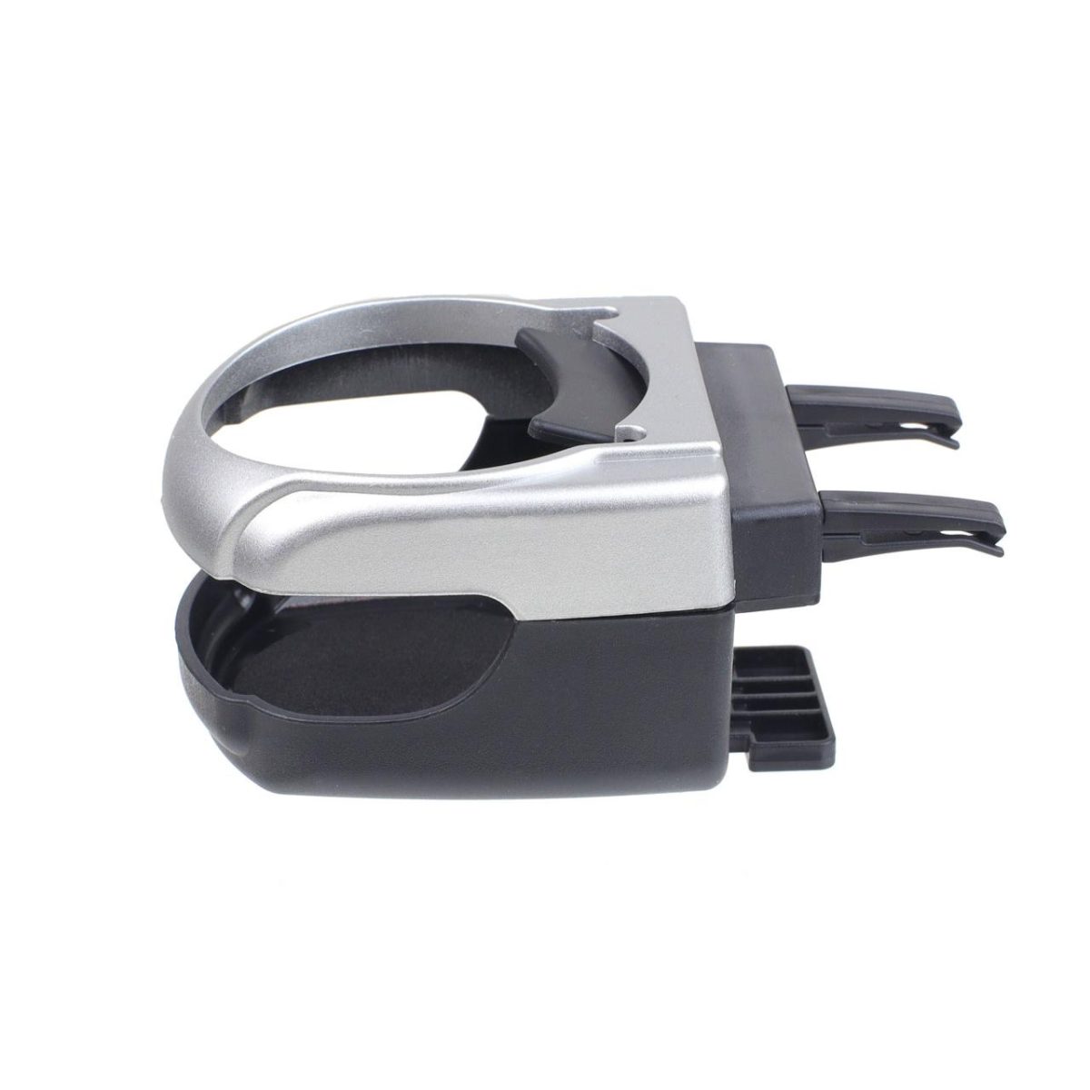Suport Auto Universal Pentru Pahare, Montaj In Grila De Ventilatie, Culoare Argintiu, Dh-04